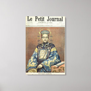 Lienzo Dowager de la emperatriz Tz'U-Hsi de China