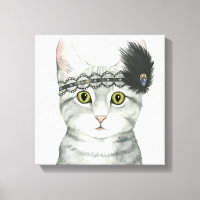 Downton Cat | Bejeweld Con Lace