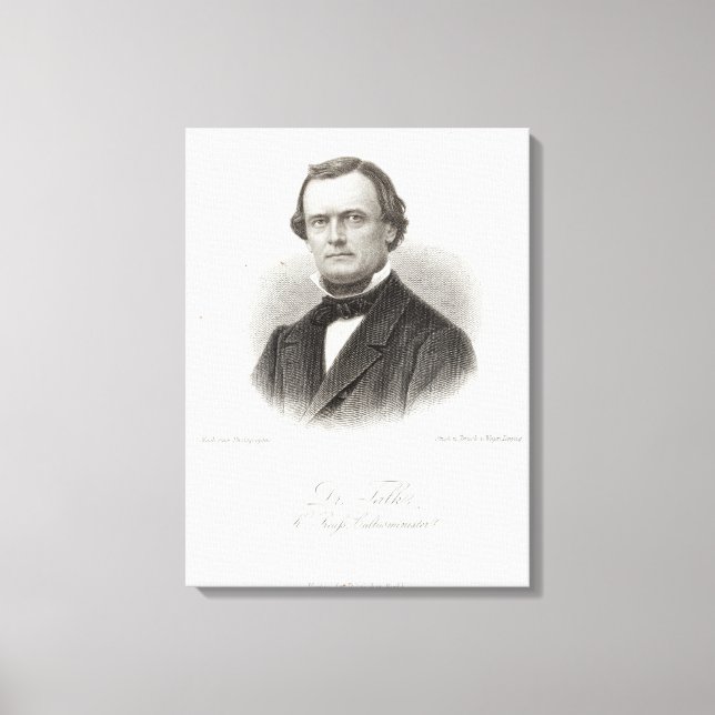 Lienzo Dr. Adalbert Falk (Anverso)