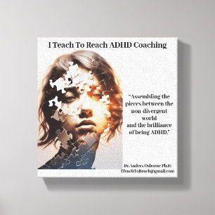 Lienzo Dr. Anders Osborne Doctorado. POSTER ADHD