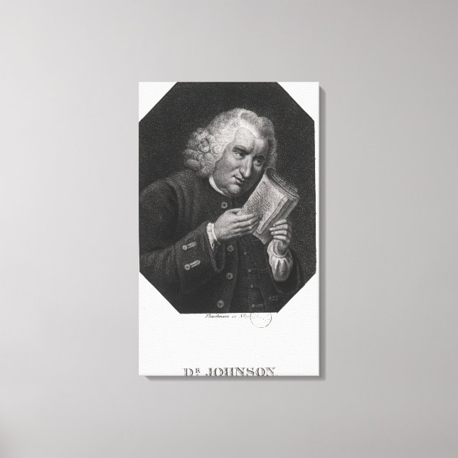 Lienzo Dr. Samuel Johnson (Anverso)