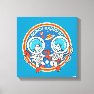 Lienzo Dr. Seuss   Cadet One Cadet Two Space Explorer