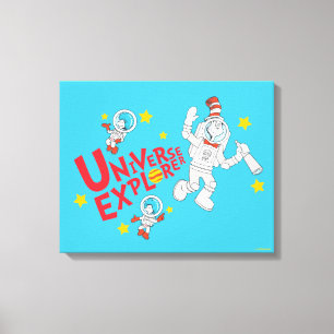 Lienzo Dr. Seuss   Cat en el Explorador del universo del