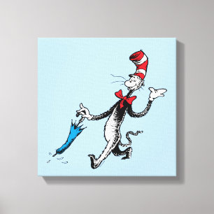 Lienzo Dr. Seuss El gato en el sombrero Paseo del parag