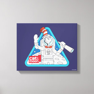 Lienzo Dr. Seuss   Gato en el gráfico del espacio ultrate