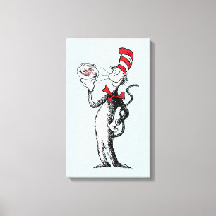 Lienzo Dr. Seuss Gato en el sombrero y Krinklebine