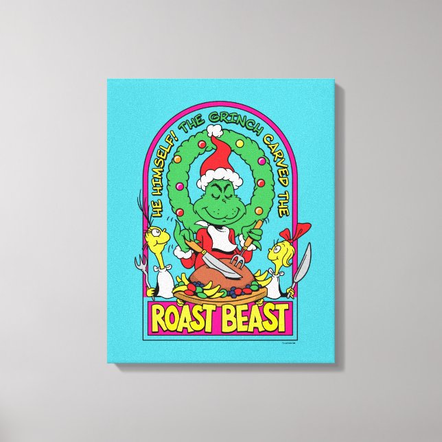 Lienzo Dr. Seuss | Gráfico de Bestia Asada (Anverso)