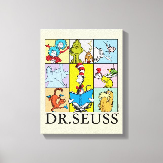 Lienzo Dr. Seuss | Historietas Gráficas (Anverso)