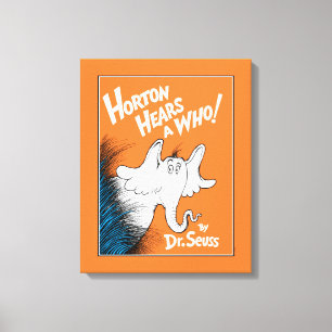 Lienzo Dr. Seuss   Horton escucha a Quién el libro