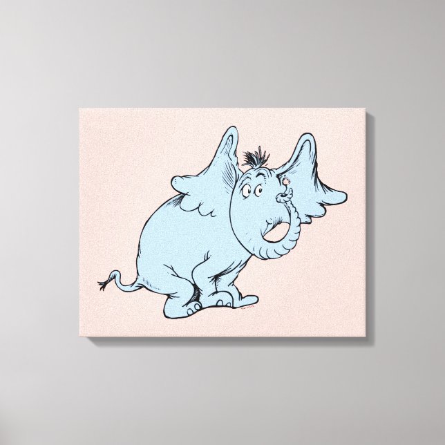Lienzo Dr. Seuss | Horton Vista Lateral (Anverso)
