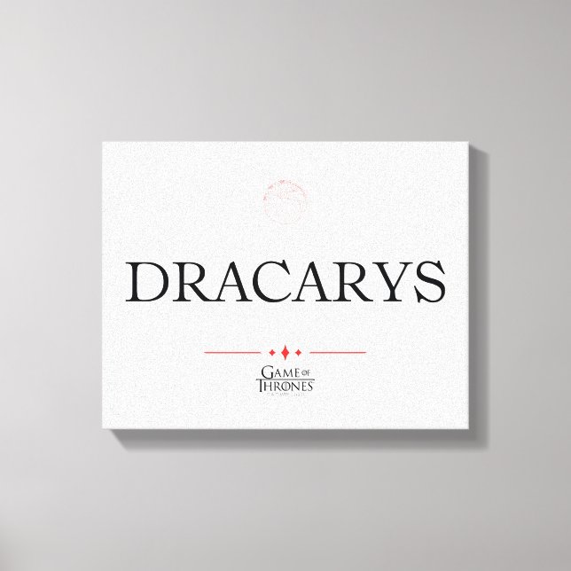 Lienzo Dracarys (Anverso)