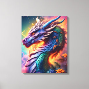Lienzo Dragón 40,6 cm x 50,8 cm