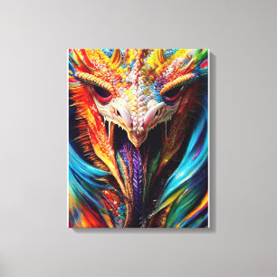 Lienzo Dragon Animal Discovery Adventure Nature Planet