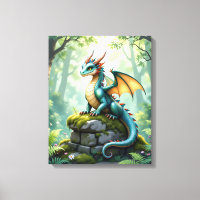 Dragón caprichoso en piedra antigua