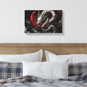 Lienzo Dragón de Luna de Sangre