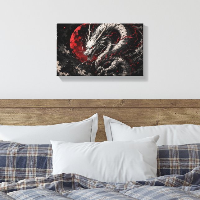 Lienzo Dragón de Luna de Sangre (Insitu(Dormitorio))