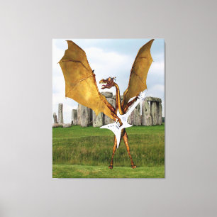 Lienzo Dragón de Stonehenge