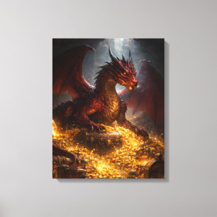 Lienzo Dragón del Tesoro Oculto