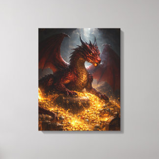 Lienzo Dragón del Tesoro Oculto