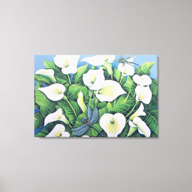 Lienzo Dragon Flies (Anverso)