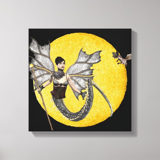 Lienzo Dragon Goddess Wrapped Canvas (Anverso)