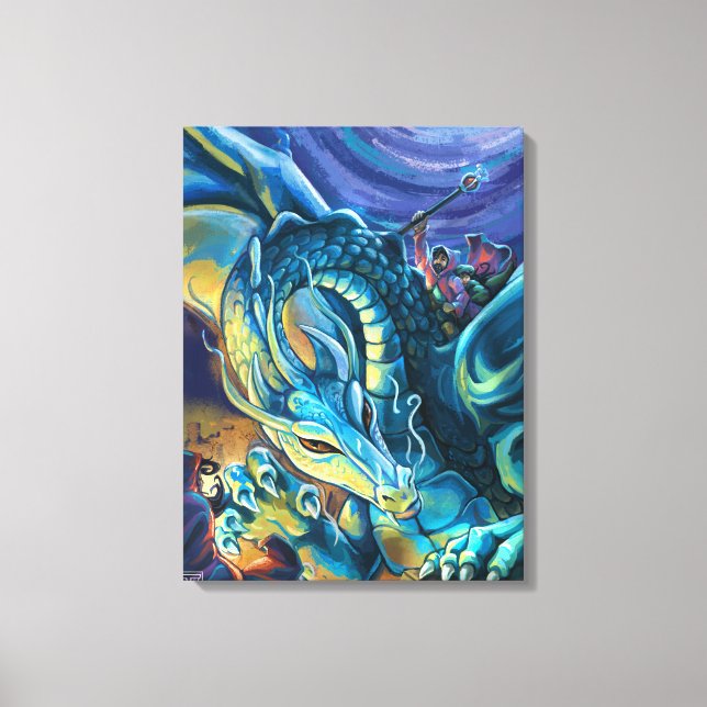 Lienzo Dragon Rider Poster (Anverso)