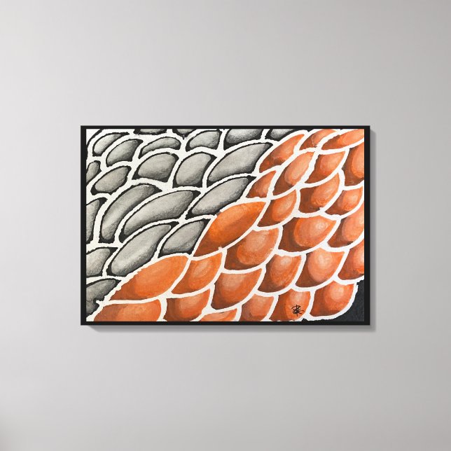 Lienzo Dragon Scales (Anverso)