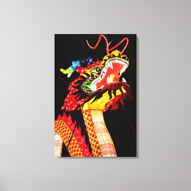Lienzo Dragón Tianlong (Anverso)