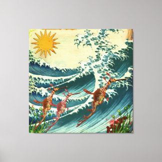 Lienzo Dragones marinos Rough Water Canvas