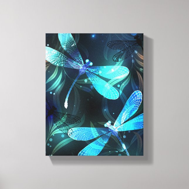 Lienzo Dragonflies (Anverso)