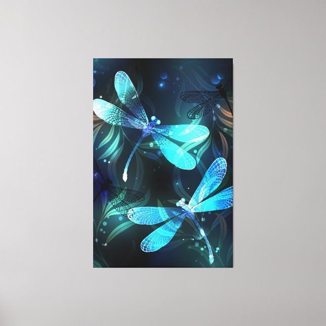Lienzo Dragonflies (Anverso)