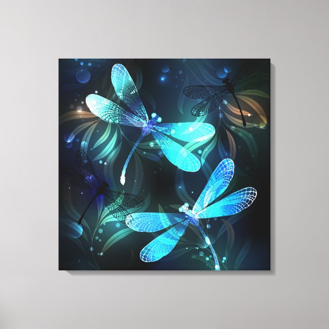 Lienzo Dragonflies (Anverso)