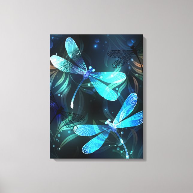 Lienzo Dragonflies (Anverso)