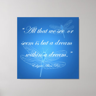 Lienzo Dragonflies Dream Dragonfly Cita Canvas