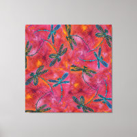 Dragonfly Dance Fuchsia PInk