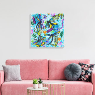 Lienzo Dragonfly Fantasy 