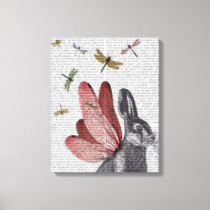 Lienzo Dragonfly Hare