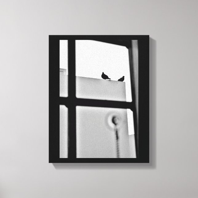 Lienzo Drama de pichón (Anverso)