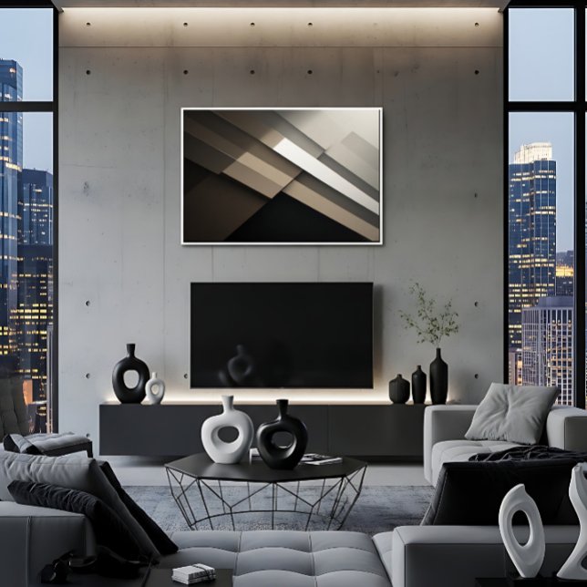 Lienzo Dramático Blanco y Negro Arquitectónico (Subido por el creador)