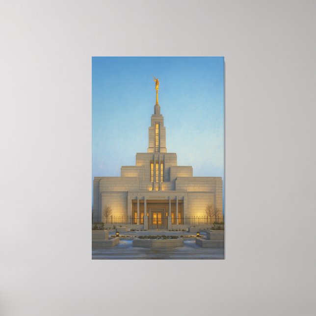 Lienzo Draper Utah Temple Painting™ LDS Wall Art Canvas (Anverso)