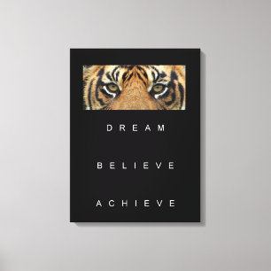 Lienzo Dream Believe Lograr Citas Motivacionales Pr