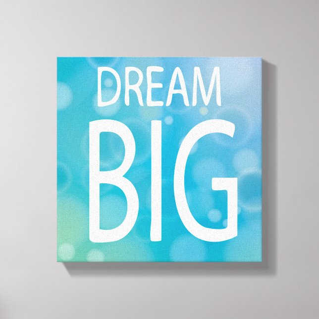 Lienzo Dream Big (Anverso)