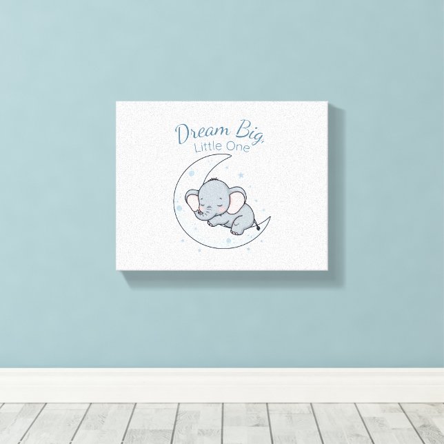 Lienzo Dream Big, Little One (Insitu (piso de madera))