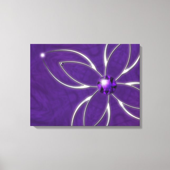 Lienzo Dream in Amethyst Canvas Print (Anverso)
