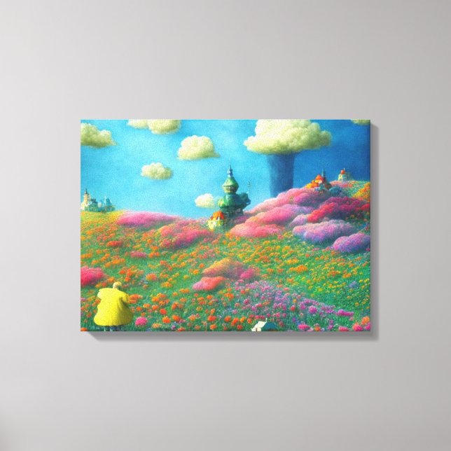 Lienzo Dreamland en la nube (Anverso)
