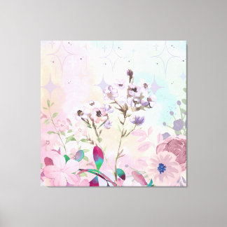 Lienzo Dreamy Butterfly & Bee Meadow Framed Art Print 