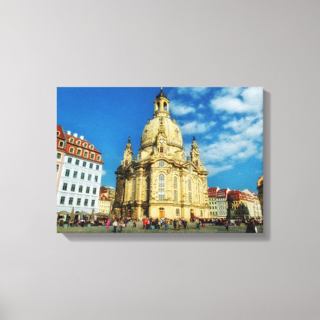 Lienzo Dresden Frauenkirche (Anverso)