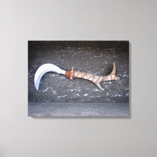 Lienzo Druida, bolline, druid, hoz, wicca