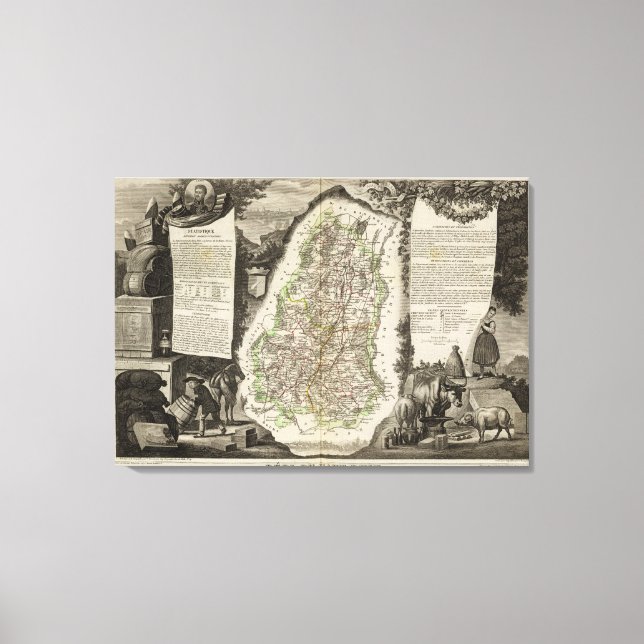 Lienzo Du Haut Rhin (Anverso)