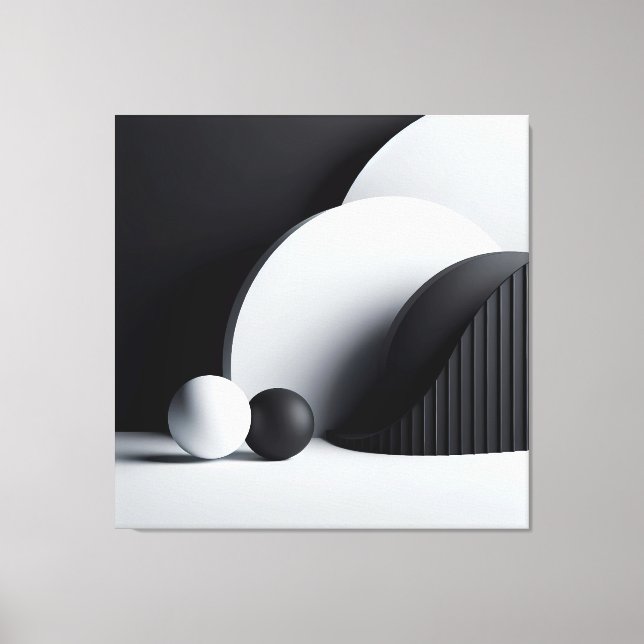 Lienzo Duality in Silent Motion (Anverso)